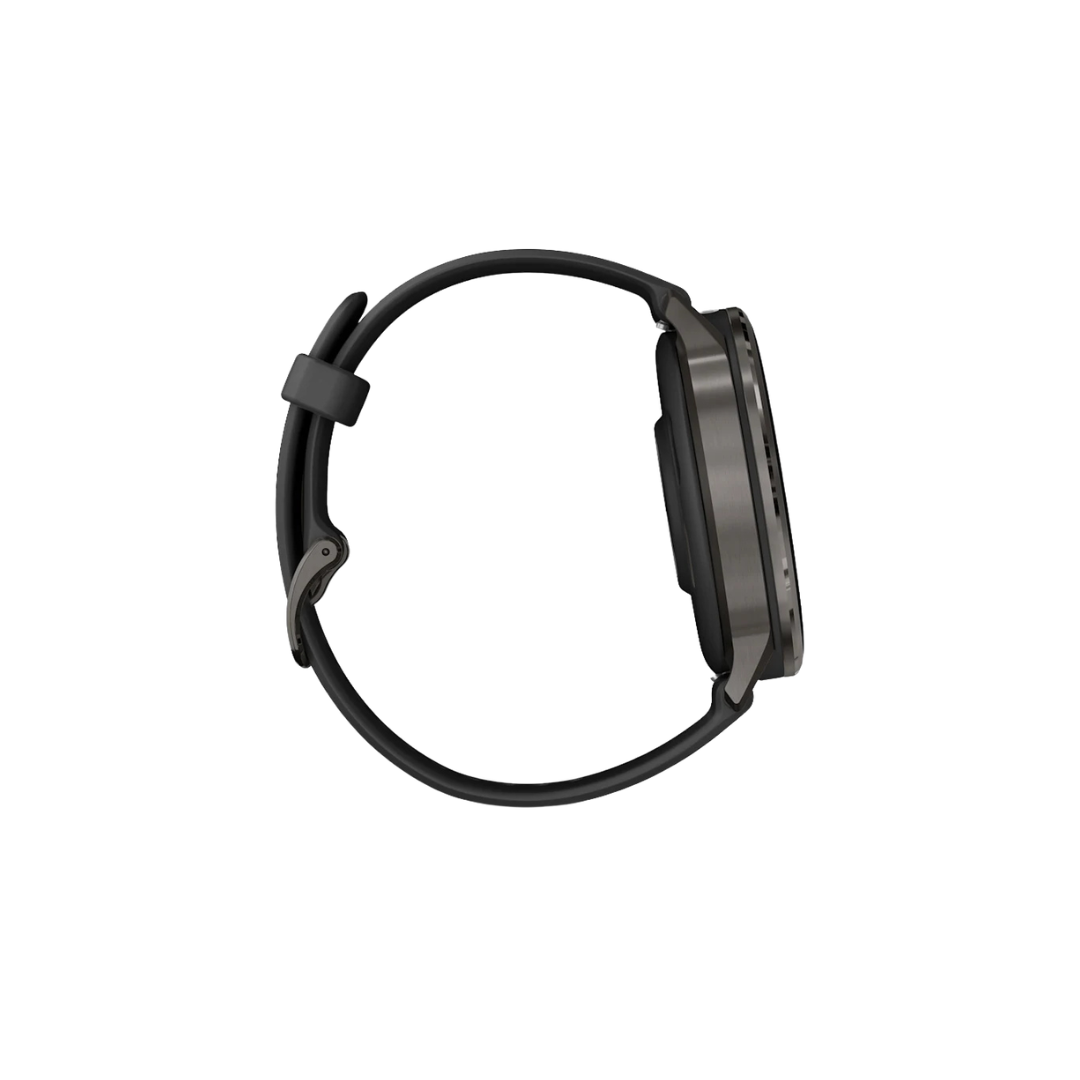 Garmin Venu 4 - 41mm Plata Correa Silicona Negra