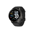 Garmin Venu 4 - 45mm Bisel Gris - Correa Silicona Negra