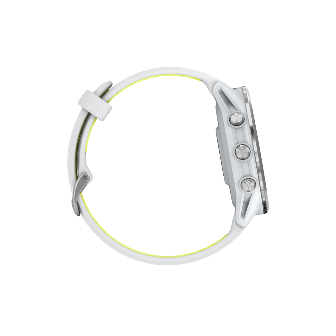 Garmin Forerunner 970 - Titanio Blanco Piedra y Amarillo