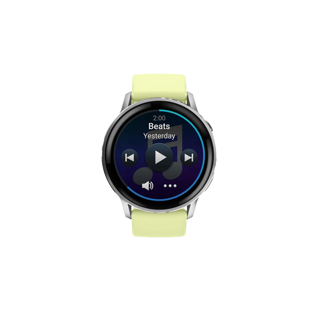 Garmin Venu 4 - 45mm Bisel Plata Correa Silicona Amarilla