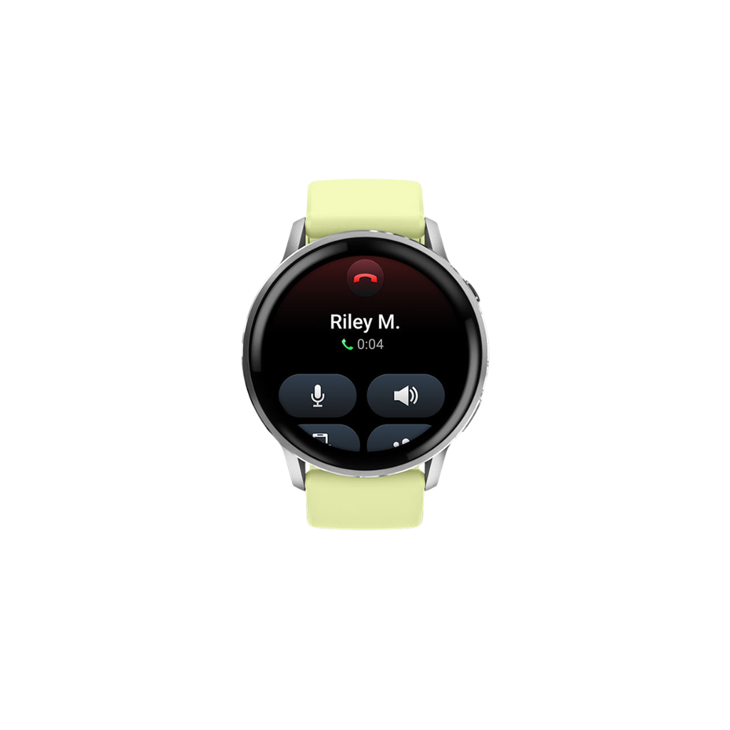 Garmin Venu 4 - 45mm Bisel Plata Correa Silicona Amarilla