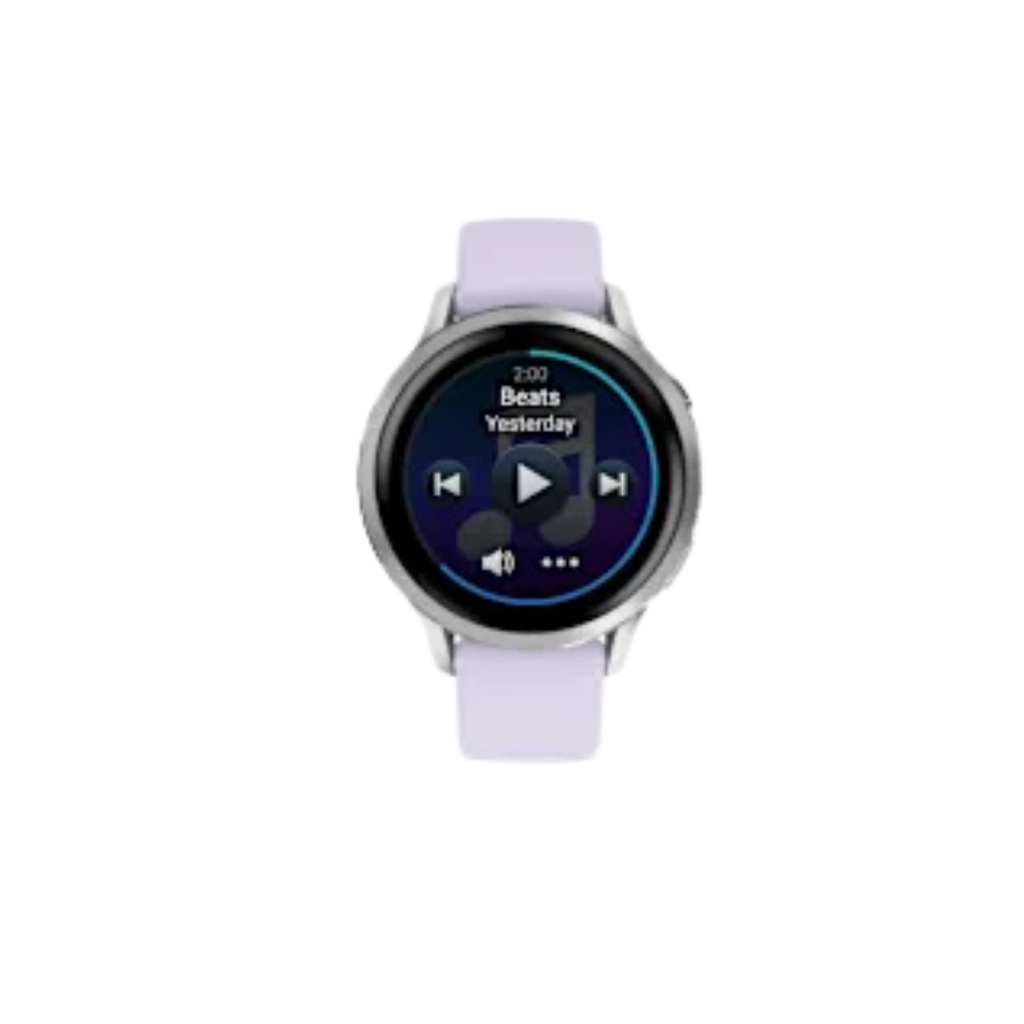 Garmin Venu 4 - 41mm Plata Correa Silicona Lila
