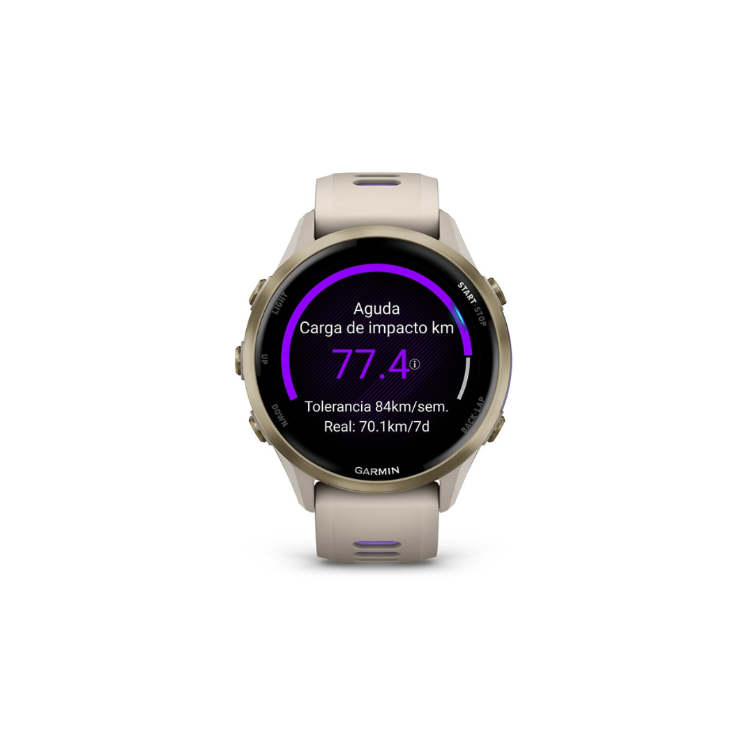 Garmin Forerunner 970 - Titanio Dorado Gris Francés