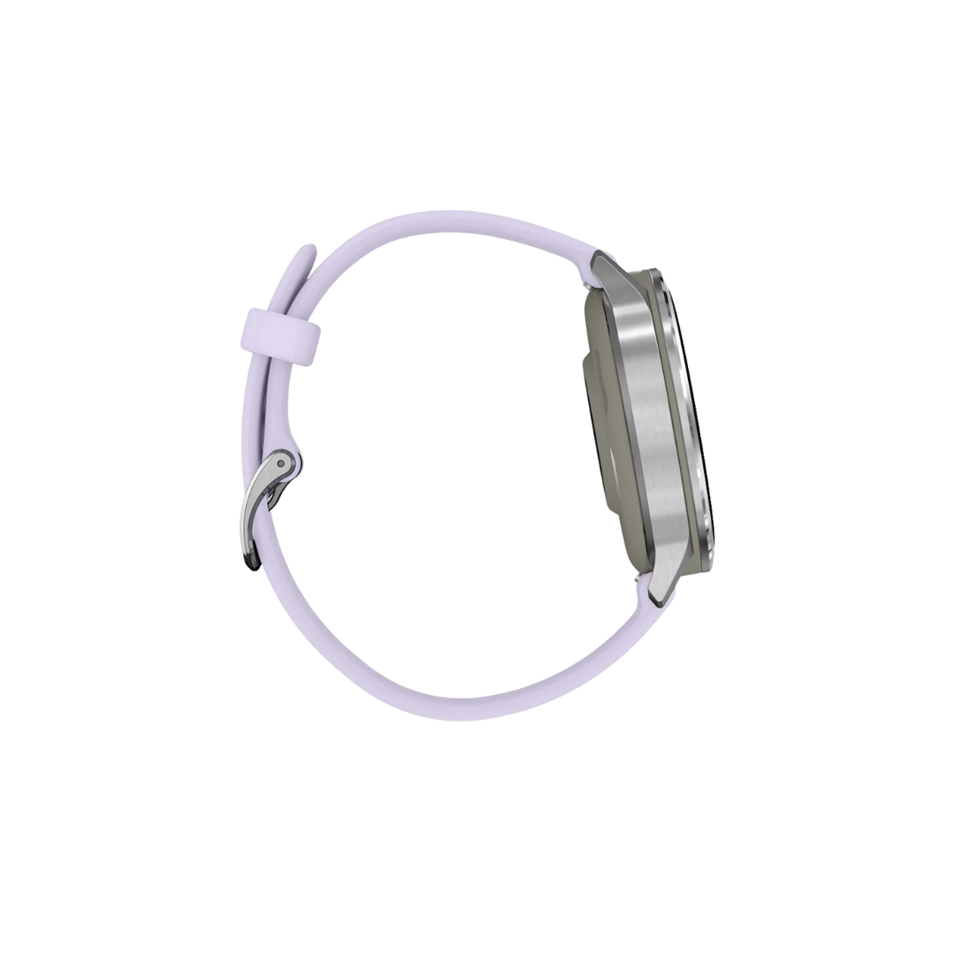 Garmin Venu 4 - 41mm Plata Correa Silicona Lila