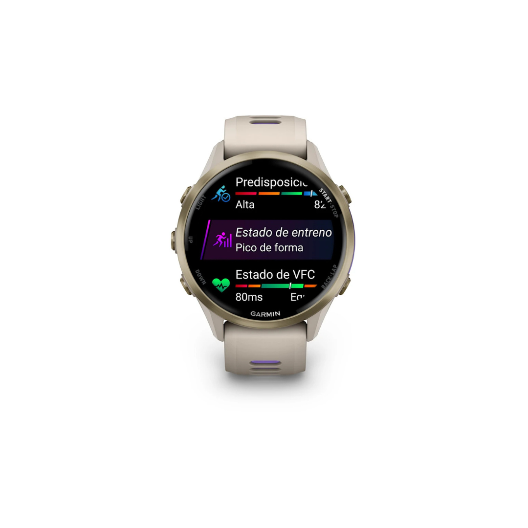 Garmin Forerunner 970 - Titanio Dorado Gris Francés