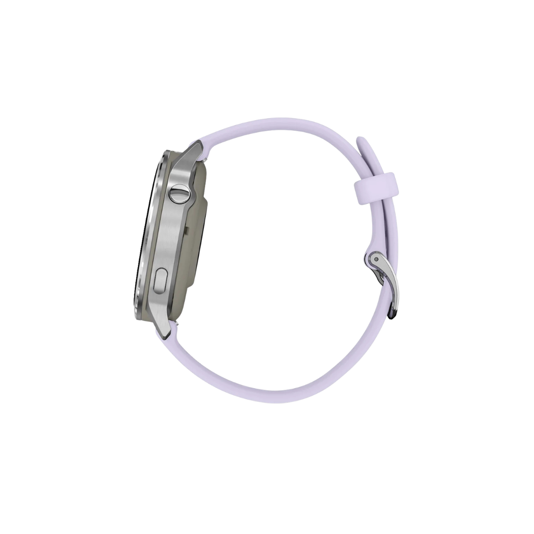 Garmin Venu 4 - 41mm Plata Correa Silicona Lila
